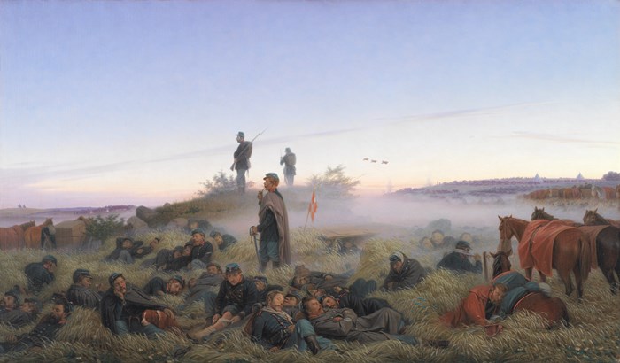 Jørgen _V._Sonne _-_The _Morning _After _the _Battle _of _Isted _25_July _1850_-_KMS1084_-_Statens _Museum _for _Kunst